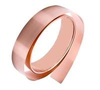 LLMWFA 1 piece Pure Copper Belt Cu Strip, Big Size Crafts Metal Tape Solderable Flat Strap for Home Improvement(0.2mmx20mmx5M)