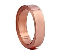 LLMWFA 1 piece T2 Red Copper Foil Strip, Thin Metal Sheet Length 1meter Easy Processing for Precision Engineering(0.6x60x1000mm)