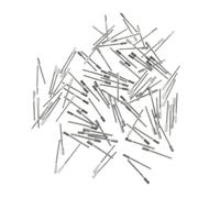 LLMWFA 100Pcs 0.8mm Length Watch Stems Repair Broken/Extended Crown Rods, Stainless Steel Stem Extender, Winding Extension Bar