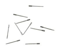 LLMWFA 10PCS 0.9mm/0.7mm Watch Movement Longer Stem, Steel Extension Rod, Pole Lever Metal Extender(0.9MM)