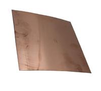 LLMWFA 10pcs Copper Sheets Square Plates, Length 50-300mm Easy to Cut Metal Rectangular Board for Home Decoration(50 * 100 * 8MM)