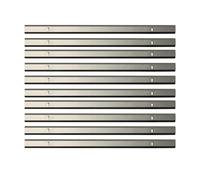 LLMWFA 10pcs HSS Planer Blades Cutters 319x18.2x3.2mm, Efficient Cutting, Double-Edge Blade for JWP-12