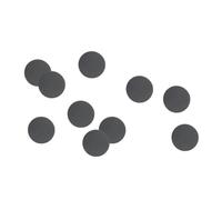 LLMWFA 10pcs Solid Round Silicone Pad Dia 4/20/30/60mm*Thick 1/2/3/4mm, Red Black Seal Gaskets, VMQ Rubber Sheet for DIY Crafts(Black,30mm x 3mm)