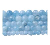 LLMWFA 15" Tiger Eye Loose Beads, Round Agates 4 6 8 10 12 14MM Bead for Handicraft Article Making, Blue Pink Green Natural Stone(Blue Beads,6mm x 60)