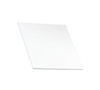 LLMWFA 1piece PTFE Board White Block, Polytef Panel High Pressure Resistance Square Decoration Sheet Width 100-150mm(150 * 150 * 3MM)