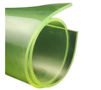 LLMWFA 1piece PU Polyurethane Damping Board Pad, Shock Absorption Yellow Transparent Sheet Industrial Sealing Gasket(300x300x5mm)