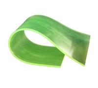 LLMWFA 1piece PU Polyurethane Damping Board Pad, Shock Absorption Yellow Transparent Sheet Industrial Sealing Gasket(300x500x2mm)