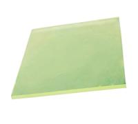 LLMWFA 1piece Square PU Polyurethane Flat Sheet, Compressive Shock Absorption Elastic Board 300x300mm for Building(Clear Green,10x300x300mm)