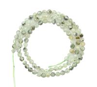 LLMWFA 2/3/4mm Faceted Natural Stone Beads, 15 inch Agates Lapis Lazuli Sunstone, Round Tiny Loose Spacer(Sky Blue,3mm x 110)