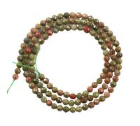 LLMWFA 2/3/4mm Faceted Natural Stone Beads, 15 inch Agates Lapis Lazuli Sunstone, Round Tiny Loose Spacer(White,3mm x 110)