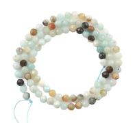 LLMWFA 2/3/4mm Faceted Natural Stone Beads, 15 inch Agates Lapis Lazuli Sunstone, Round Tiny Loose Spacer(Purple,3mm x 110)