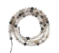 LLMWFA 2/3/4mm Faceted Natural Stone Beads, 15 inch Agates Lapis Lazuli Sunstone, Round Tiny Loose Spacer(Gold,3mm x 110)