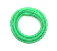 LLMWFA 2meters Silicone Tube, Flexible Rubber Hose Colorful Plumbing, for Drink Pipe Connector ID 2 3 4 5 6 7 8 9 10 12mm(Green,2metersx8mmx5mm)