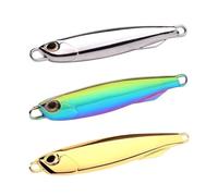 LLMWFA 3pcs Zinc Alloy Long Lures, 7g 10g 15g 40g for bi0nic, 4.5cm/5cm/5.9cm/20cm/40cm Freshwater Saltwater Lures for Bass(6.6cm x 20)