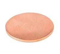 LLMWFA 5pcs T2 Pure Copper Round Plates, Good Conductivity Circular Sheets Industry Red Copper Disc Dia 30-60mm(56 x 2mm)