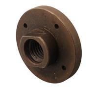 LLMWFA 75mm 3Inch Woodworking Machine Chuck Turning Tools, Flange Faceplate, 1 Inch X 8 TPI Threaded Wood Lathe Face Plate 1pc(Brown)