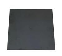 LLMWFA ABS Board Plastic Sheets, Black Flat Panel Building Model Sheet High Mechanical Strength for Engineering(250X250X20mm)