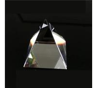 LLMWFA Crystal Pyramid 40mm, K9 Polyhedral Optical Glass, Rectangular Quadrangular Equilateral for Artistic Photo