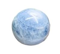 LLMWFA Decorative Ball Large Natural Blue Celestite Crystal Quartz Ball, Diameter 4.3-9.3cm Specimen Chakra Gems Mineral 1pc(7.3cm)