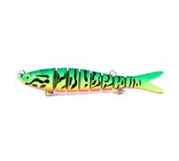 LLMWFA Highly Realistic Lures 13.7 10 8cm, Lifelike Multi Jointed Swimbait 11.4/13/18/27G, Hard Bait 1PC(Azure blue)