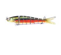 LLMWFA Highly Realistic Lures 13.7 10 8cm, Lifelike Multi Jointed Swimbait 11.4/13/18/27G, Hard Bait 1PC(Orange)