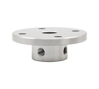 LLMWFA Motor Guide Shaft Coupler, 8mm Connector Aluminium Rigid Flange Coupling 2/3/3.17/4/5/6/6.35/7/8/10/11/12/14/16mm 1pc(3mm)