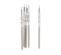 LLMWFA NH35 NH36 NH38 NH39 Watch Movement Stems, Steel Stem Extension, Crown Kit Spare Parts 5Pcs
