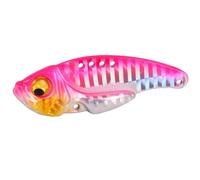 LLMWFA No Hook Metal VIB Spinner Spoon Fishing Lure, Length 32mm 42mm 48mm 55mm 60mm Artificial Baits, Jigs for Trout Bass Lures(PINK,48mm x 10)