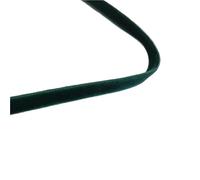LLMWFA Nylon Green Velvet Ribbon 6/9/19/25mm X 1/3/5Yard, Double Sided for Wedding Party Decoration, Garland(6MM*5YARDS)