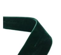 LLMWFA Nylon Green Velvet Ribbon 6/9/19/25mm X 1/3/5Yard, Double Sided for Wedding Party Decoration, Garland(25MM*3YARDS)