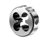 LLMWFA Pitch 0.5mm .75mm 1mm 1.25mm Round Die, M8 M9 Metric, Right Hand Threading Tools 1pc(M9 x 0.5mm)