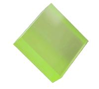 LLMWFA Plastic Board Polyurethane Panel, Elastic PU Damping Cushion Pad High Elasticity Clear Yellow Sheet 1piece(200 * 200 * 60MM)