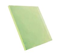 LLMWFA Plastic Board Polyurethane Panel, Elastic PU Damping Cushion Pad High Elasticity Clear Yellow Sheet 1piece(200 * 200 * 20MM)