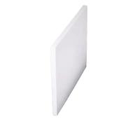 LLMWFA Polytetrafluoroethylene White Sheet Flat Rectangular Panel, PTFE Board Square Block for Machinery Industry(50x50x0.4mm)