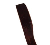 LLMWFA Single Face Flower Arranging Ribbons, 20 25 38mm Width Dress Sash, Beige Orange Narrow Velvet Ribbon 5/3 Yards(Yellow-Brown,25mm x 5yards)