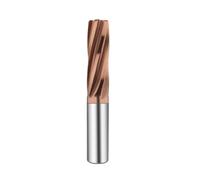 LLMWFA Solid Carbide Spiral Groove Reamer, 7.68 8.04 .52 9.01mm Tungsten Steel for Reaming/Machining Holes 1pc(Gold,8.96X40X75X6mm)