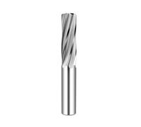 LLMWFA Solid Carbide Spiral Groove Reamer, 7.68 8.04 .52 9.01mm Tungsten Steel for Reaming/Machining Holes 1pc(Silver,7.96X40X75X6mm)