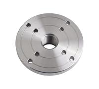 LLMWFA Steel Faceplate Flange, Lathe Face Plate with M33 X3.5mm 1"/8TPI M18-2. Thread, Woodworking Turning Tools Accessory(100mmxM33x3.5)