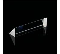 LLMWFA Teaching Triangle Prisms 25x25x80mm, Long Lifespan Optical Glass Prism, Polished for Rainbow Effect Photography