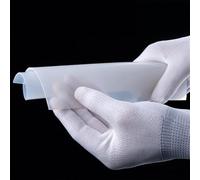 LLMWFA Translucent Rubber Plate Mat 50X50/200X200/500X1000mm, Silicone Sheet High Temperature Resistance, Flat Gasket Pad(500x1000x1.2mm)