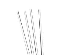 LLMWFA Transparent Glass Stirring Rod, Lab Muddler Stirrer, Blowing Stick for Scientific Experiment 10pcs(0.28x12inch)