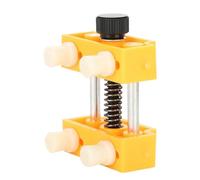 LLMWFA Watch Repair Accessory Black Yellow Blue, Extensible Synthetic Movement Holder 5 * 5.5 * 3.8cm, Maintenance Tool 1pc(Black)
