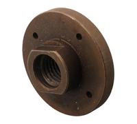 LLMWFA Wood Lathe Face Plate, 1 Inch X 8 TPI Threaded Flange Faceplate 75mm 3Inch, Woodworking Machine Chuck Turning Tools(Brown)