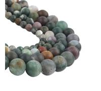 LLMWFA Zebra Jaspers Beads, Matte Dull/Polish White Black Green Red Grey Blue Natural Stone, 4-12mm Spacer(Dark Red,4mm x 91)