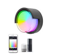 LLNWYGEB Outdoor Wall Light,Smart LED Wall Lights, Outdoor Lights, RGBCW Color Changing Landscape Lighting for Deck, Garden, Work with Alexa/Google Assistan,Large
