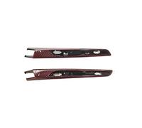 LLNYG Dry Carbon Fiber Fender Air Vent Flow Trim Replacement Tuning Retrofitting Part Compatible for BMW M3 F80 2013-2019 M4 F82 F83 Auto Stickers(Red Line)