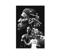 Llodmkd LeBron James Canvas Poster Bedroom Decor Sports Landscape Office Room Decor Gift Unframe-style 12x18inch(30x45cm)