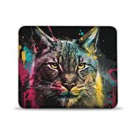 LLONGKT Gaming Mouse Pad Maine Coon Mouse Mat with Non-Slip Rubber Water-Resistant Surface for Home Office Gaming Room 7.9"x9.4"(20x24cm)