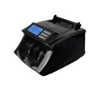 LLOOPK Automatic MultiCurrency Cash Registe Money Counter, Bill Detector Counting Machine LCD Display For EURO US Dollar AUD Pound