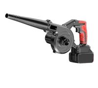 LLOOPK Blower Fan, Powerful Rechargeable Blower For Industrial Use With Dust And De Removal Capabilities